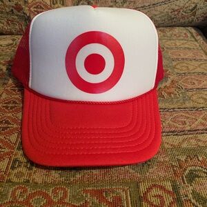 Target logo trucker hat